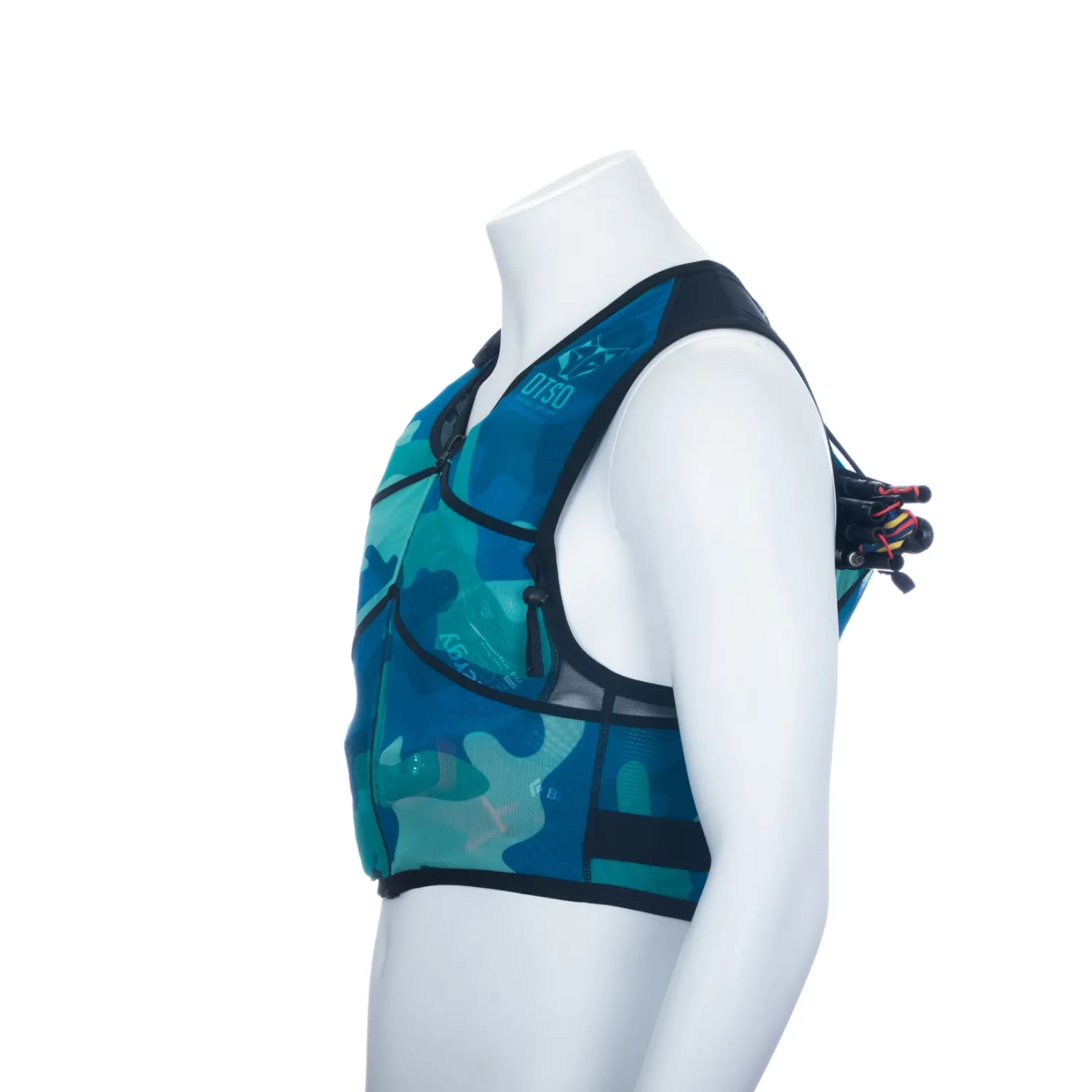 Store OTSO Trail running backpack - Camo Blue