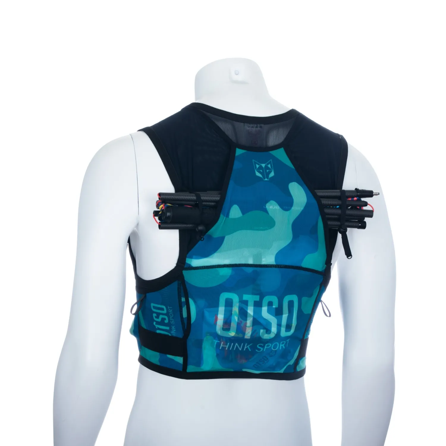 Store OTSO Trail running backpack - Camo Blue