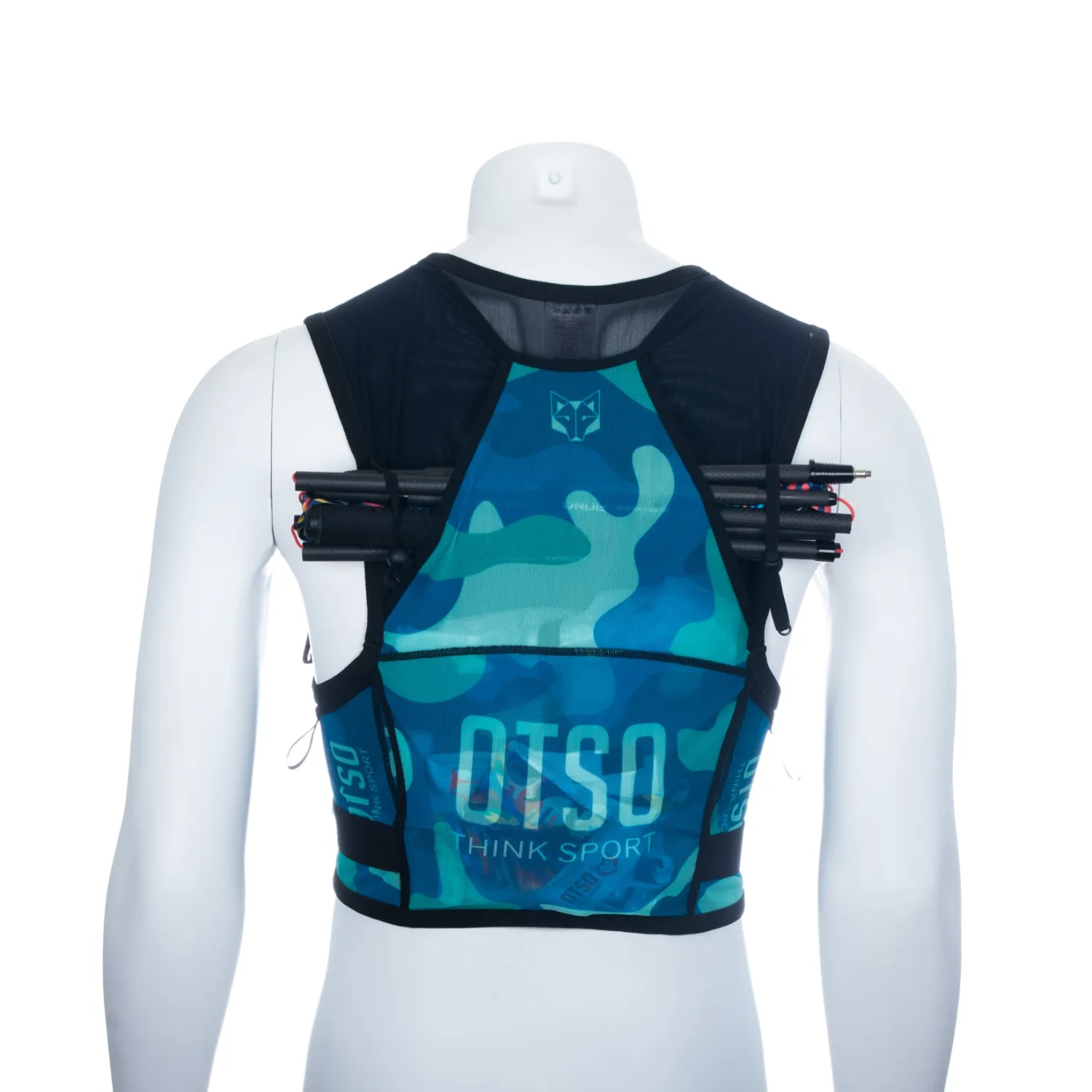 Store OTSO Trail running backpack - Camo Blue