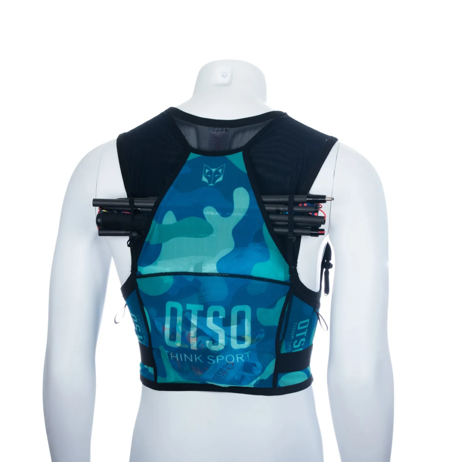 Store OTSO Trail running backpack - Camo Blue