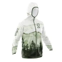 Online OTSO Unisex Running Jacket - Green Forest