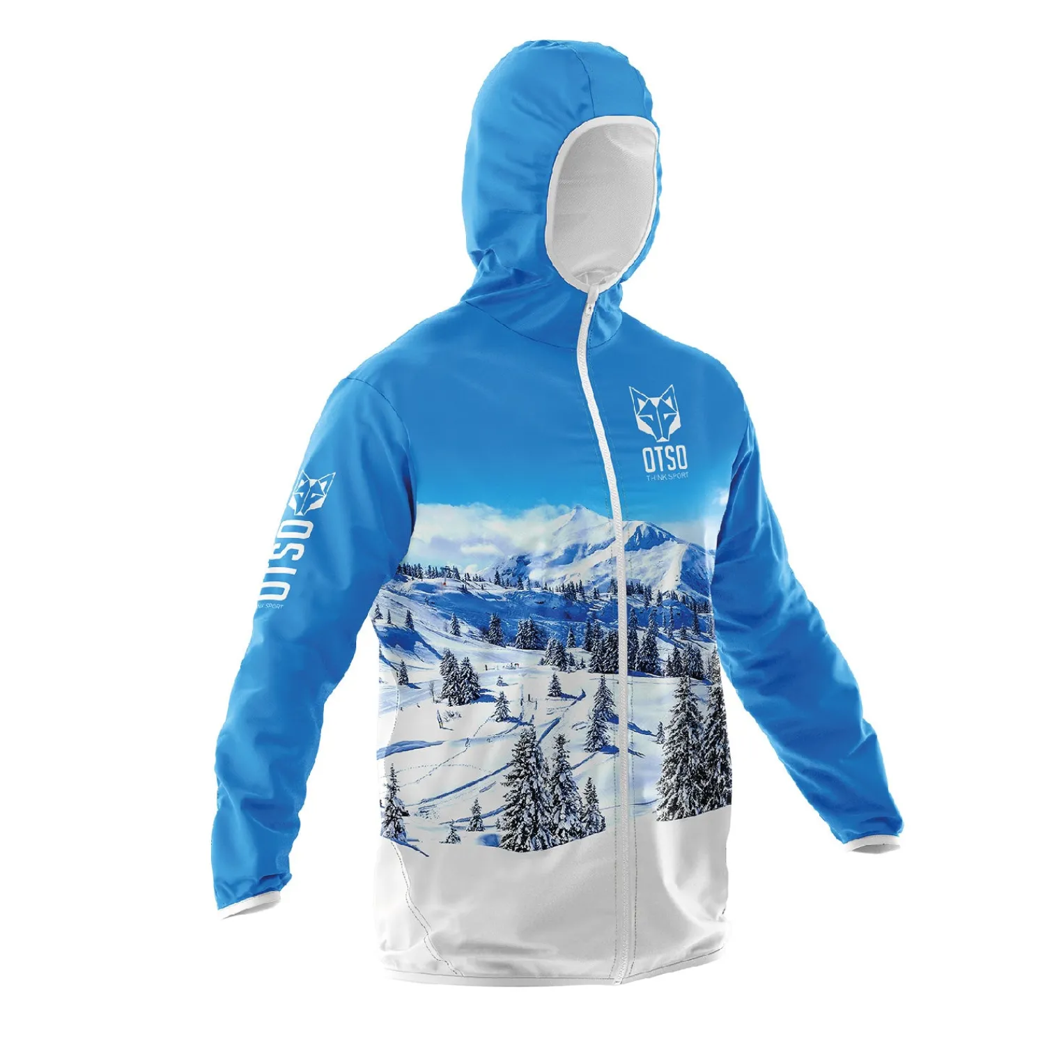 Cheap OTSO Unisex Running Jacket - Snow Forest