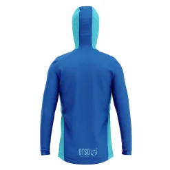 Flash Sale OTSO Unisex sport hoodie - Electric Blue & Light Blue