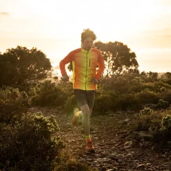 Fashion OTSO Unisex sport hoodie - Fluo Orange & Fluo Yellow