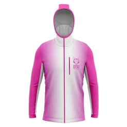 Sale OTSO Unisex sport hoodie - Fluo Pink & White