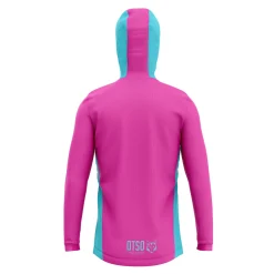 Online OTSO Unisex sport hoodie - Fluo Pink & Light Blue
