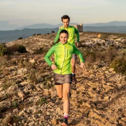 Best Sale OTSO Unisex sport hoodie - Forest Green & Fluo Green