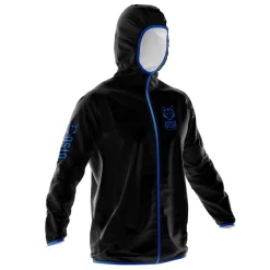 Fashion OTSO Waterproof Jacket - Black & Royal Blue