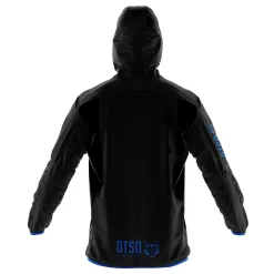 Fashion OTSO Waterproof Jacket - Black & Royal Blue