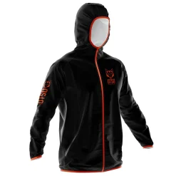 Cheap OTSO Waterproof Jacket - Black & Fluo Orange