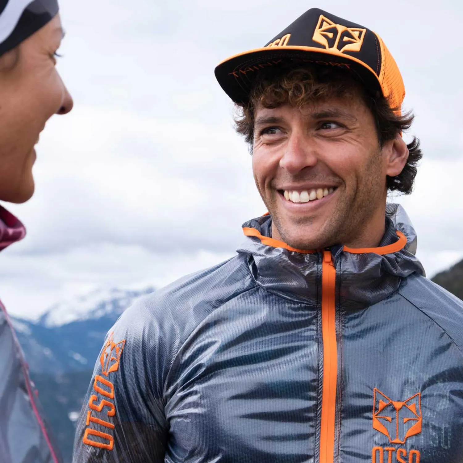 Cheap OTSO Waterproof Jacket - Black & Fluo Orange