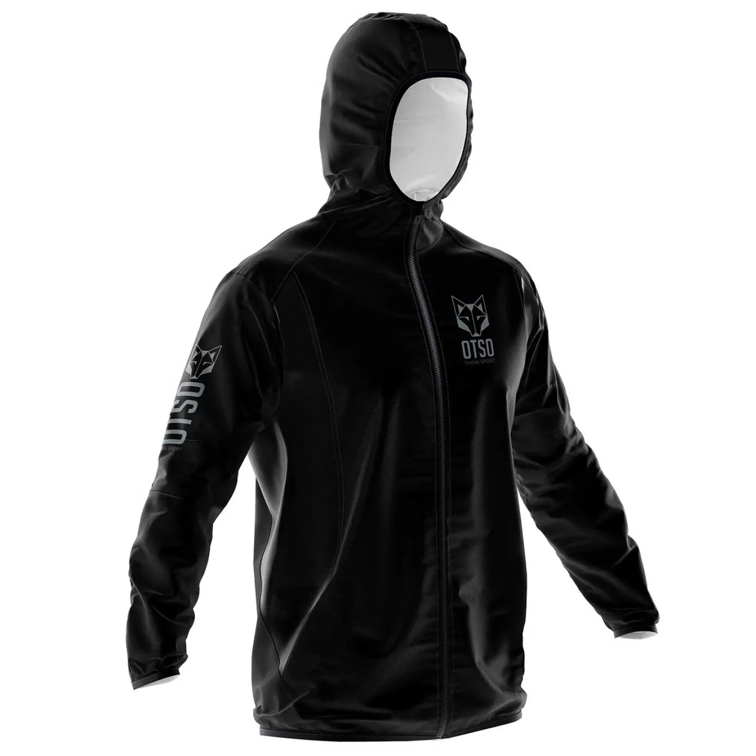 Best Sale OTSO Waterproof Jacket - Full Black