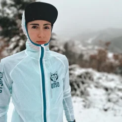 Discount OTSO Waterproof Jacket - White & Royal Blue