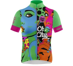 Flash Sale OTSO WOMEN'S SHORT SLEEVE CYCLING JERSEY CHUPA CHUPS WARHOOL -