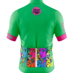 Flash Sale OTSO WOMEN'S SHORT SLEEVE CYCLING JERSEY CHUPA CHUPS WARHOOL -