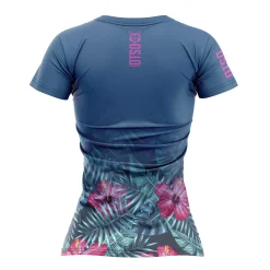 Flash Sale OTSO Women's Short Sleeve Shirt Tropical Dark -