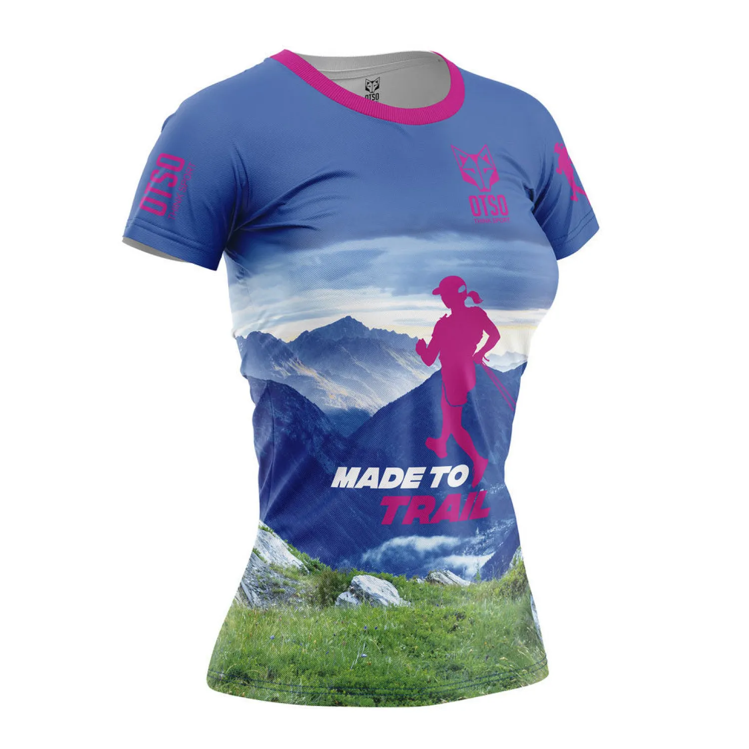 Hot OTSO Women's Short Sleeve Shirt Surf -