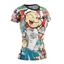 Outlet OTSO Women's Short Sleeve Shirt Almond Blossom -