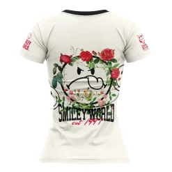 Cheap OTSO Women's Short Sleeve Shirt Smiley Vintage -