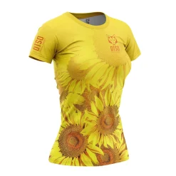 Cheap OTSO Women's Short Sleeve Shirt Sunflower -