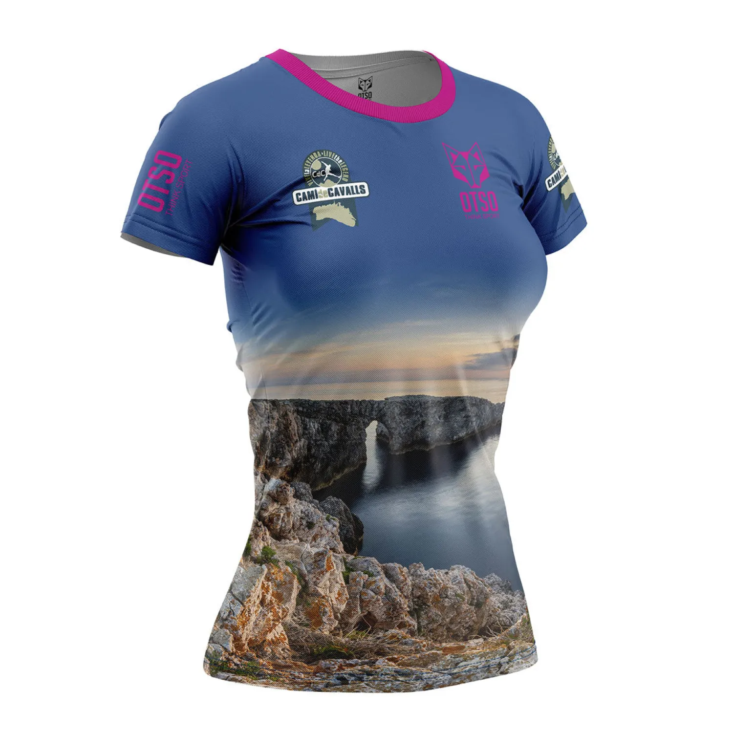 Flash Sale OTSO Women's Short Sleeve Shirt Menorca CDC Pont d'en Gil -