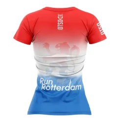 Fashion OTSO Women's Short Sleeve Shirt Run Rotterdam -