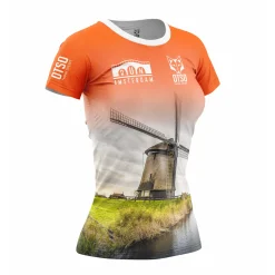 Cheap OTSO Women's Short Sleeve Shirt Run Barcelona -