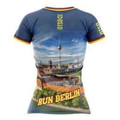 New OTSO Women's Short Sleeve Shirt Run Barcelona -