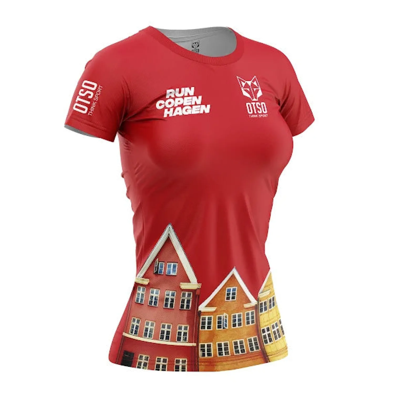 Cheap OTSO Women's Short Sleeve Shirt Run Copenhagen -