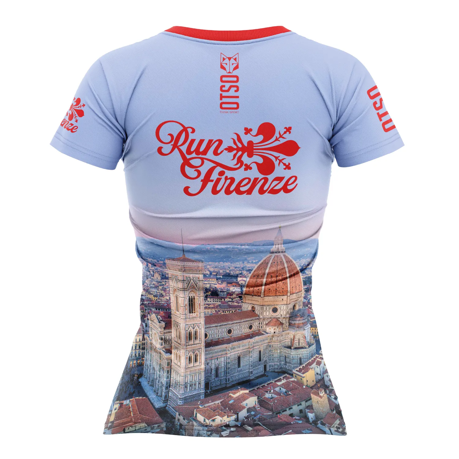 Cheap OTSO Women's Short Sleeve Shirt Run Barcelona -