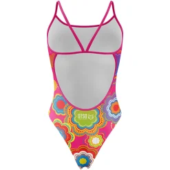 New OTSO Women's Swimsuit Chupa Chups Floral Pink -