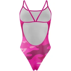 Online OTSO Women's Swimsuit Pink Camo -
